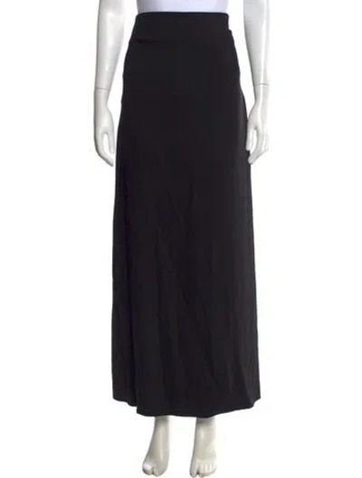 Pre-owned Goop G. Label Long Skirt In Black