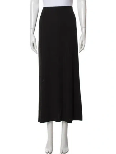 Pre-owned Goop G. Label Long Skirt In Black