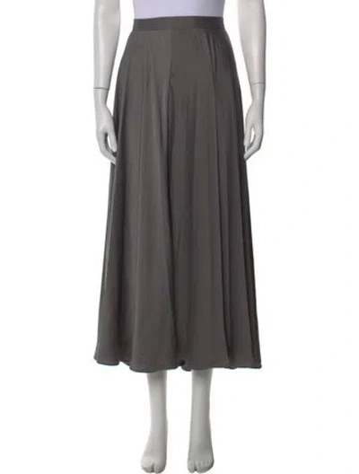 Pre-owned Goop G. Label Long Skirt In Gray