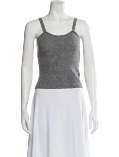 Pre-owned Goop G. Label Merino Wool Scoop Neck Sweater In Black