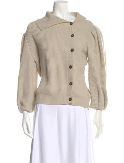 Pre-owned Goop G. Label Merino Wool Sweater In Neutral