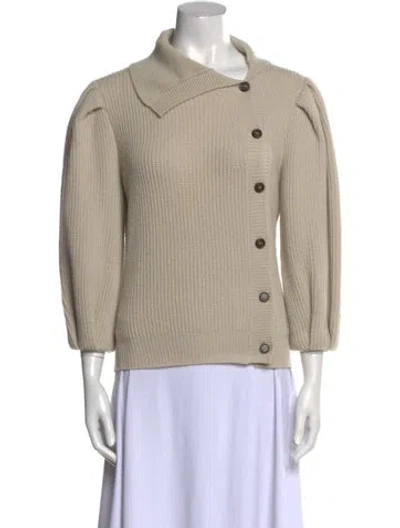 Pre-owned Goop G. Label Merino Wool Sweater In Neutral