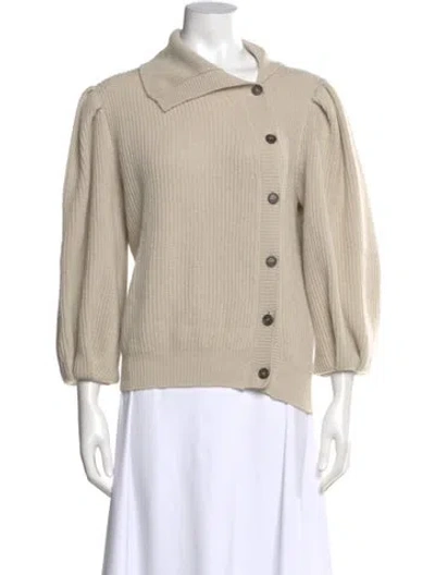 Pre-owned Goop G. Label Merino Wool Sweater In Neutral