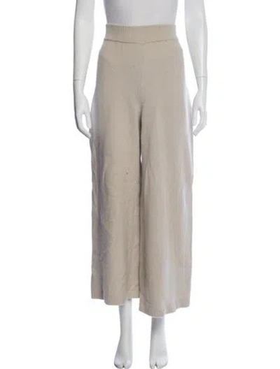 Pre-owned Goop G. Label Merino Wool Sweatpants In Neutral