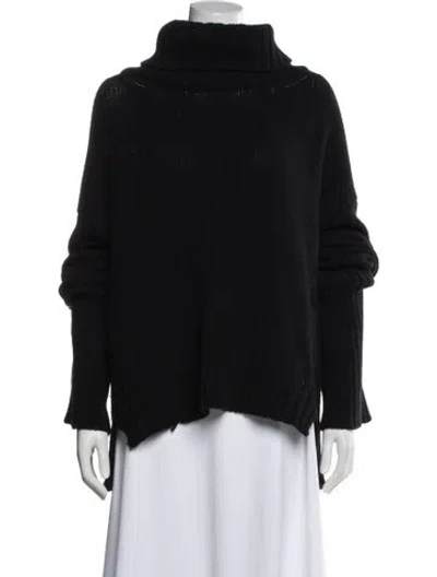 Pre-owned Goop G. Label Merino Wool Turtleneck Sweater In Black