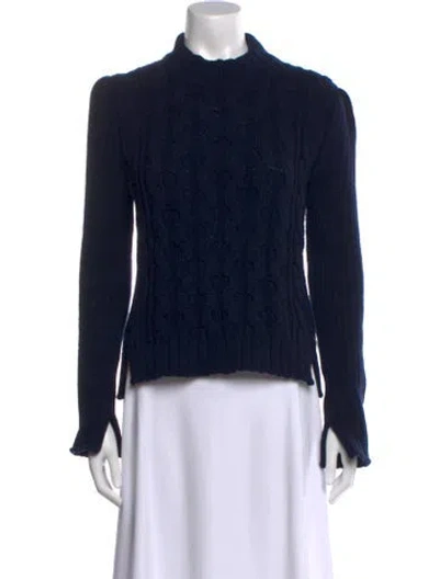 Pre-owned Goop G. Label Merino Wool Turtleneck Sweater In Black