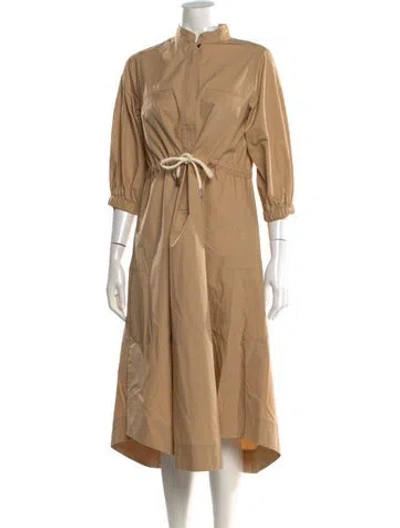 Pre-owned Goop G. Label Midi Length Dress In Neutral