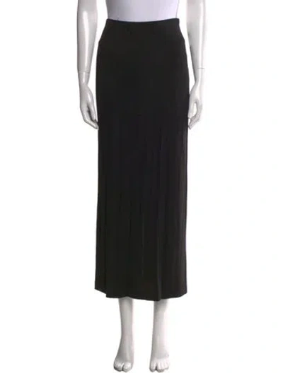 Pre-owned Goop G. Label Midi Length Skirt In Black
