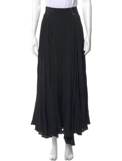 Pre-owned Goop G. Label Midi Length Skirt In Black