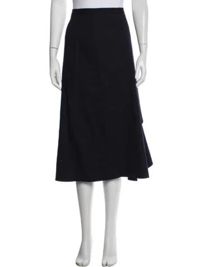 Pre-owned Goop G. Label Midi Length Skirt In Black
