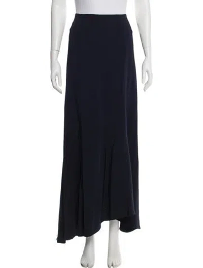 Pre-owned Goop G. Label Midi Length Skirt In Blue