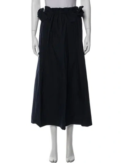 Pre-owned Goop G. Label Midi Length Skirt In Blue