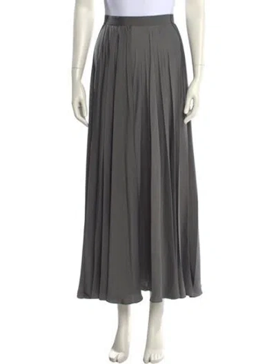 Pre-owned Goop G. Label Midi Length Skirt In Gray