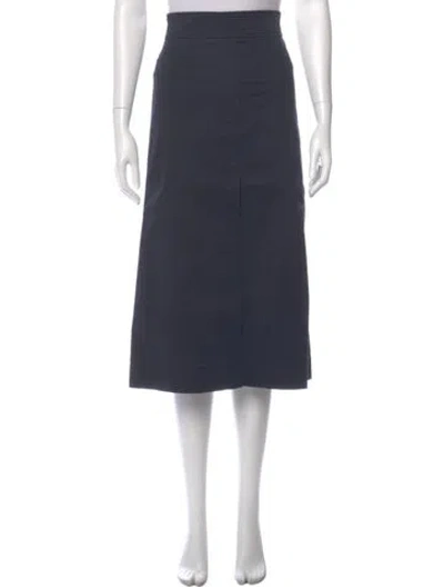 Pre-owned Goop G. Label Midi Length Skirt In Gray