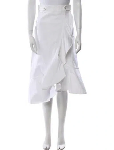 Pre-owned Goop G. Label Midi Length Skirt In Neutral