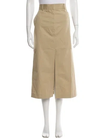 Pre-owned Goop G. Label Midi Length Skirt W/ Tags In Neutral