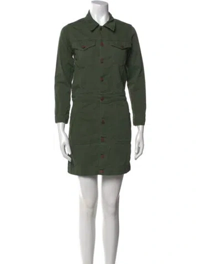 Pre-owned Goop G. Label Mini Dress In Green
