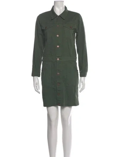 Pre-owned Goop G. Label Mini Dress In Green