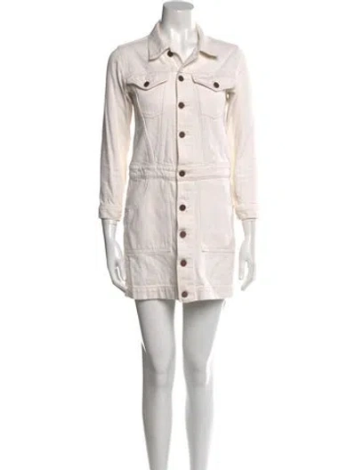 Pre-owned Goop G. Label Mini Dress In Neutral