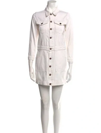 Pre-owned Goop G. Label Mini Dress In White