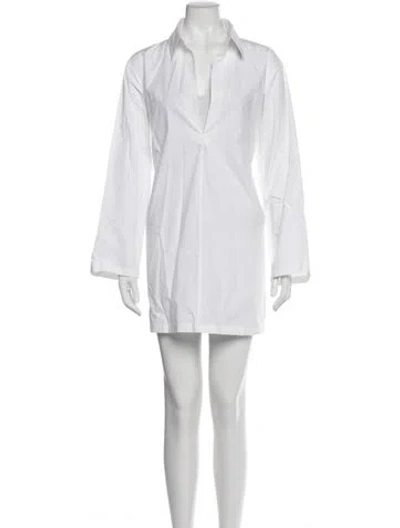 Pre-owned Goop G. Label Mini Dress In White