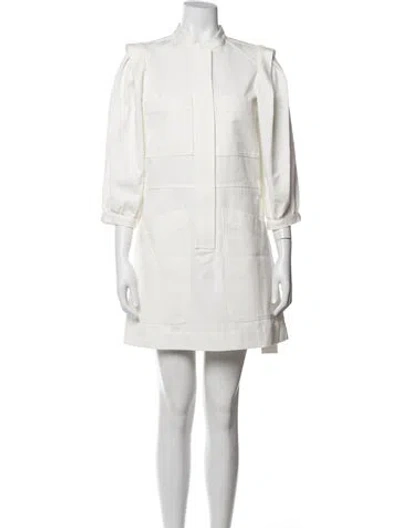 Pre-owned Goop G. Label Mini Dress In White