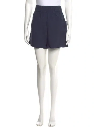 Pre-owned Goop G. Label Mini Shorts In Blue