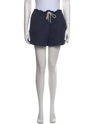 Pre-owned Goop G. Label Mini Shorts In Blue