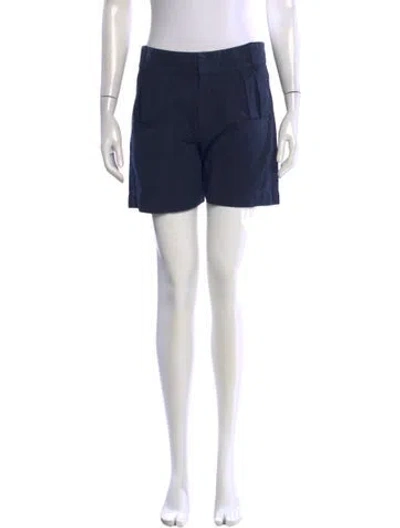 Pre-owned Goop G. Label Mini Shorts In Blue