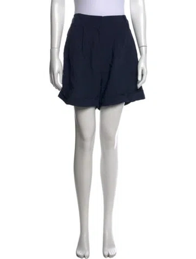 Pre-owned Goop G. Label Mini Shorts In Blue