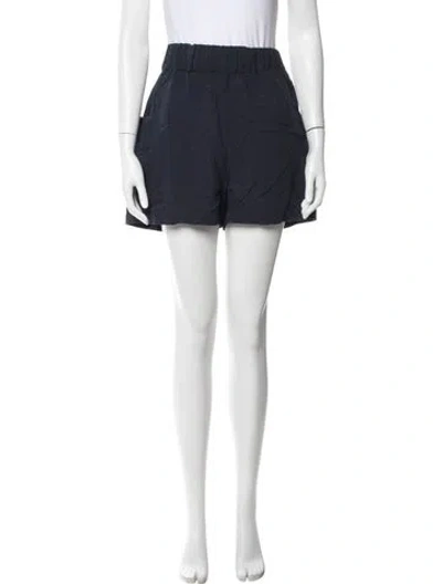 Pre-owned Goop G. Label Mini Shorts In Blue