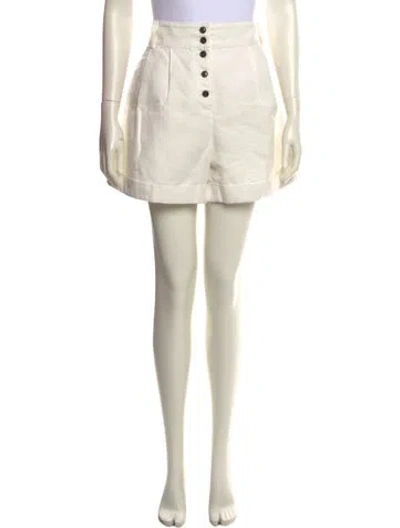 Pre-owned Goop G. Label Mini Shorts In Neutral