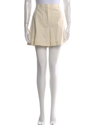 Pre-owned Goop G. Label Mini Shorts In Neutral
