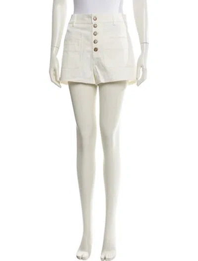 Pre-owned Goop G. Label Mini Shorts W/ Tags In Neutral