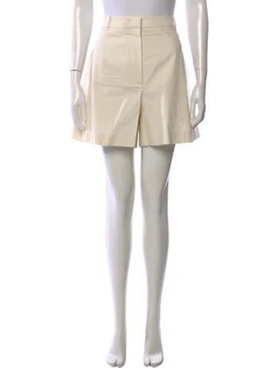 Pre-owned Goop G. Label Mini Shorts In White