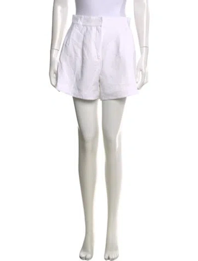 Pre-owned Goop G. Label Mini Shorts In White