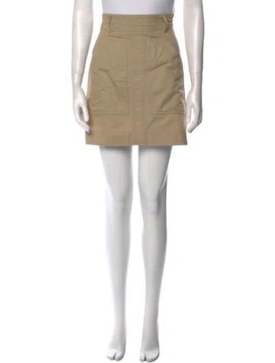 Pre-owned Goop G. Label Mini Skirt In Neutral