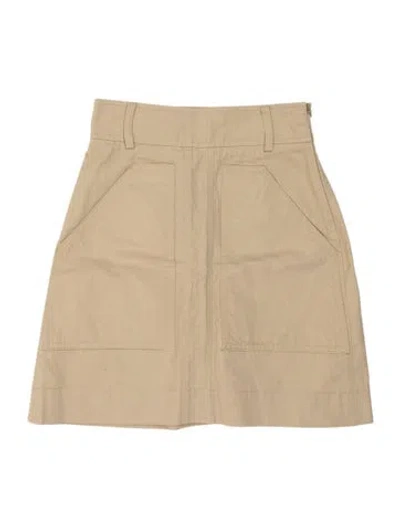 Pre-owned Goop G. Label Mini Skirt In Neutral