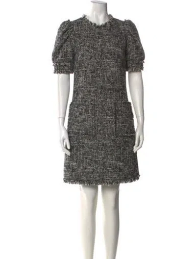 Pre-owned Goop G. Label Mock Neck Mini Dress In Black