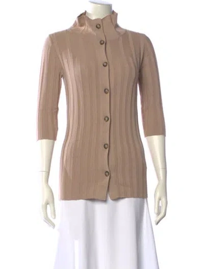 Pre-owned Goop G. Label Mock Neck Sweater In Neutral