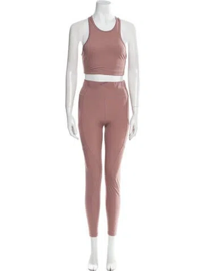 Pre-owned Goop G. Label Nylon Set In Pink