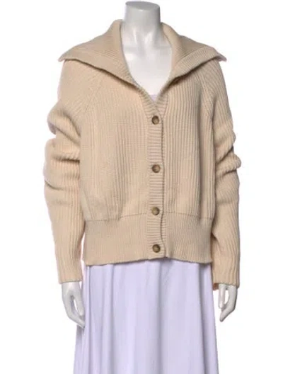 Pre-owned Goop G. Label Open Front Sweater In Neutral