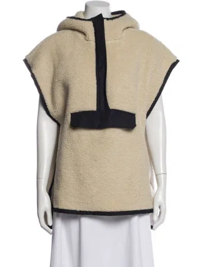 Pre-owned Goop G. Label Poncho In Neutral