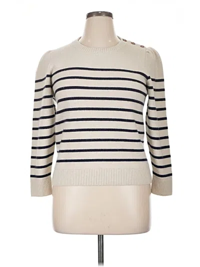 Pre-owned Goop G. Label Pullover Sweater In White