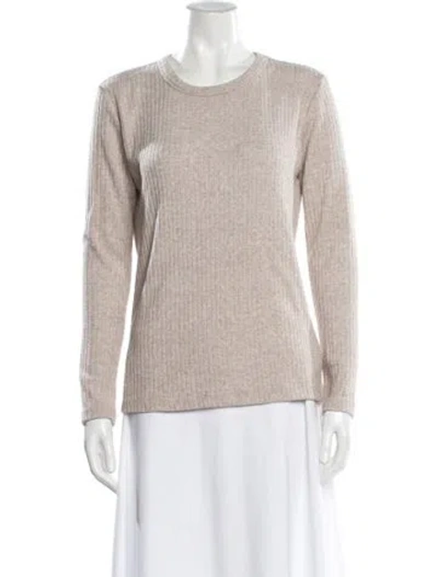 Pre-owned Goop G. Label Scoop Neck Sweater In Neutral