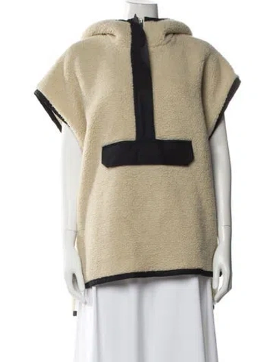 Pre-owned Goop G. Label Shearling Coat In Neutral