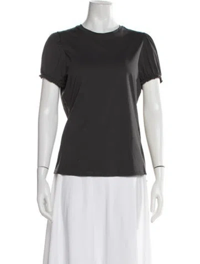 Pre-owned Goop G. Label Silk Crew Neck T-shirt In Gray