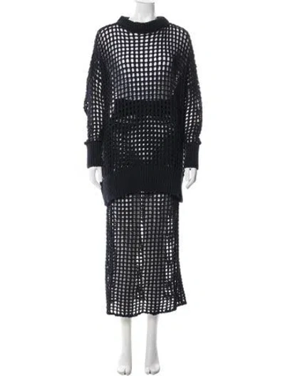 Pre-owned Goop G. Label Skirt Set In Blue