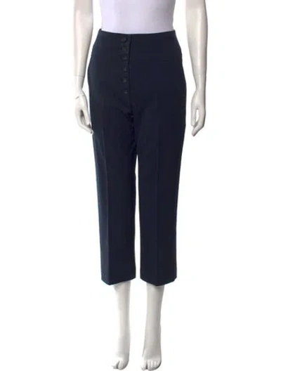 Pre-owned Goop G. Label Straight Leg Pants In Blue