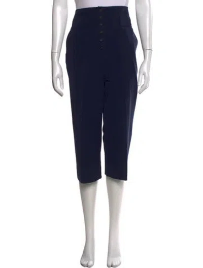 Pre-owned Goop G. Label Straight Leg Pants In Blue